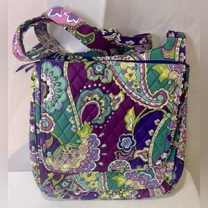 Vera Bradley Vibrant Purple Paisley Women's Bag